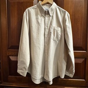 WearGuard by Aramark Ultimate Oxford Beige Cotton Blend Work Shirt Style 1400 XL